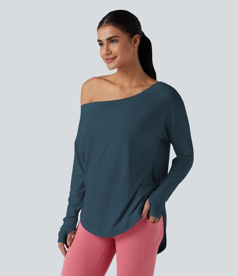 BuyTheReal Origin — One-Shoulder Active Top