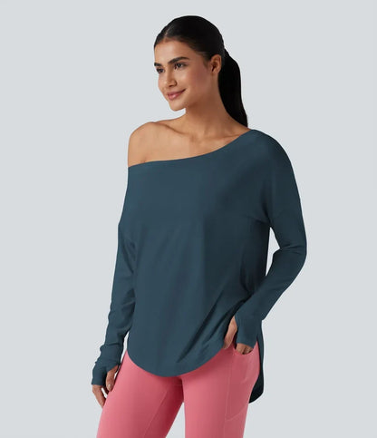 BuyTheReal Origin — One-Shoulder Active Top