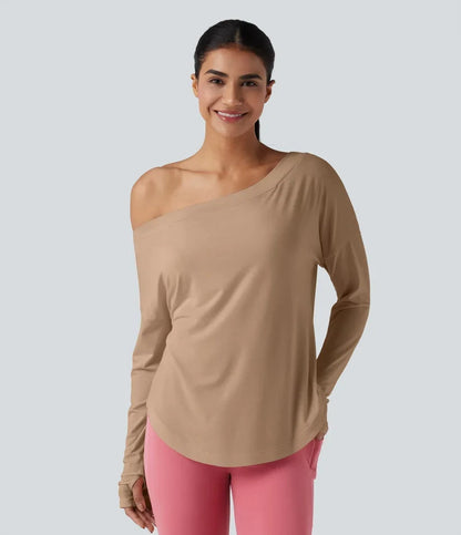BuyTheReal Origin — One-Shoulder Active Top
