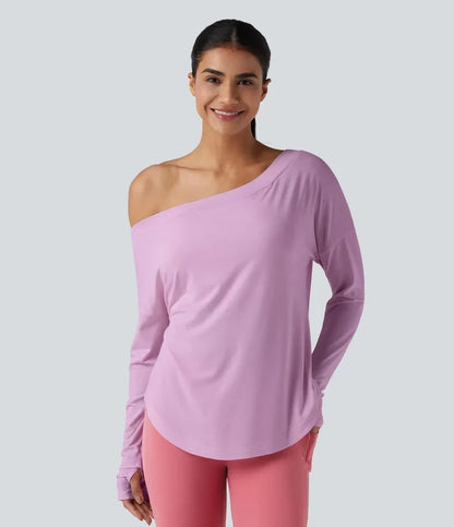 BuyTheReal Origin — One-Shoulder Active Top