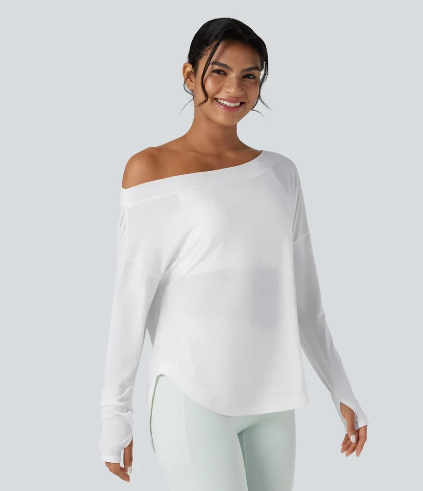 BuyTheReal Origin — One-Shoulder Active Top