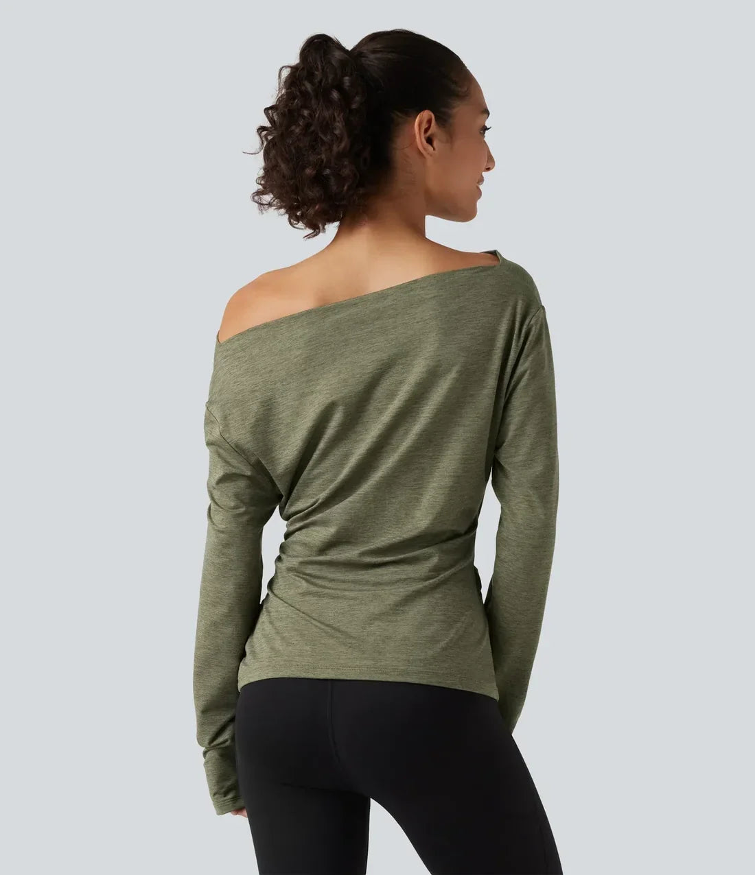 BuyTheReal Origin — Off-Shoulder Active Top