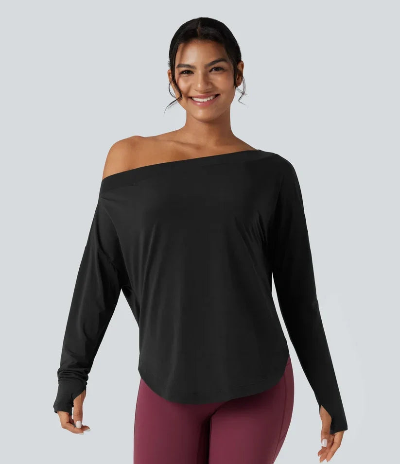 BuyTheReal Origin — One-Shoulder Active Top