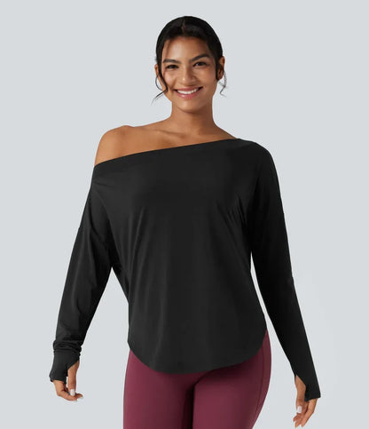 BuyTheReal Origin — One-Shoulder Active Top